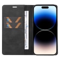 Miniatyrbild 2 av 5: Case för Iphone 15 Pro, Pu Läder Skin-touch plånboksställ Cover Black