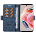 Miniatyrbillede 2 af 5: YIKATU YK-005 Til Xiaomi Redmi Note 12 4G Hud-berørings Telefon Cover PU Læder Wallet Stand Shell Multicolor Style A