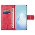 Miniatyrbillede 2 af 5: Etui til Samsung Galaxy A16 5G/A16 4G PU Læder Ugle Træ Præget Wallet Telefon Cover Multicolor Style D