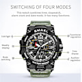 Miniatyrbillede 5 af 5: Smael 1545 LED Dual Display Herre Sportsur Elektronisk Quartz 6