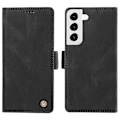 Miniatyrbillede 1 af 5: YIKATU YK-005 Til Samsung Galaxy S21 FE 5G Stand Wallet Case Hud-berørings Læder Telefon Cover Multicolor Style E
