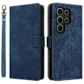 Miniatyrbillede 1 af 5: Til itel S25 Ultra Wallet Case RFID-blokering PU Læder Cover Stand View - Grøn Multicolor Blue