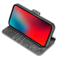 Miniatyrbillede 4 af 5: Retro Læder Telefoncover med Pung Stand Design og Praktisk Rem til iPhone 13 Multicolor Style C