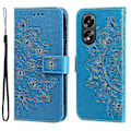Miniatyrbillede 1 af 5: Til Oppo A38 4G Etui Slankt Anti-drop Pung Stativ PU Læder Cover Multicolor Style A