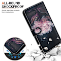 Miniatyrbild 4 av 5: Plånboksfodral för Realme 13+ 5G Anti-Drop Läder Flip Cover Mönstertryck Multicolor Style J