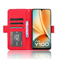 Pikkukuva 3 / 5: vivo Y100 5G/T2 5G -puhelinlaukku useilla korttipaikoilla, PU-nahkaa, jalustalla ja lompakolla Multicolor Style C