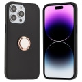 Pikkukuva 1 / 5: Suojakuori iPhone 15 Pro:lle, Matta TPU-kotelo Peilimäisellä Sormuksella ja Jalustalla Rose Gold