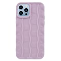Pikkukuva 1 / 5: IPhone 12 Pro Max TPU-puhelinkotelo 3D-raitakuviolla, naarmuuntumaton suojus Purple