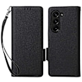 Miniatyrbild 1 av 5: Plånboksfodral för Samsung Galaxy Z Fold5 5G TPU+Läder Flipfodral med Rem