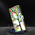 Miniatyrbild 4 av 5: TPU+PU Läder Flip Fodral För Xiaomi Redmi 14C 4G/14R 5G/Poco C75 4G Mönstertryckt Multicolor Style J