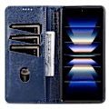 Pikkukuva 2 / 5: AZNS Xiaomi Redmi K70 Ultra -kotelo, lehmännahkajäljitelmä PU-nahkainen lompakkokotelo - Vihreä Multicolor Blue