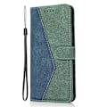 Miniatyrbillede 5 af 5: Til Xiaomi 14T Cover Farvesplejsning Tegnebog Stativ Læder Telefonetui med Håndledsrem Multicolor Style A