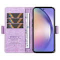 Miniatyrbild 2 av 5: YIKATU YK-005 Mobilskal för Samsung Galaxy A54 5G PU Läder Skin-touch Plånboksställ Skydd Multicolor Style B