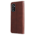 Miniatyrbillede 2 af 5: Foldbart PU Læder Telefonetui med Lynlåslomme Design Wallet Case med Justerbart Stativ til Samsung
