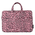 Miniatyrbillede 1 af 5: Type A CANVASARTISAN H31-B01 13\" Leopard Print Laptop Sleeve Lynlåslukning Robust