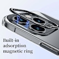 Pikkukuva 3 / 5: SULADA iPhone 14 Pro Max -kotelo kamerajalustalla, läpinäkyvä TPU+PC-puhelinkuori Multicolor Style A