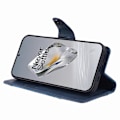Miniatyrbillede 3 af 5: Mobilcover til OnePlus 12R 5G/Ace 3 5G PU Læder Magnetisk Wallet Stand Case Multicolor Dark Blue