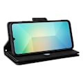 Pikkukuva 3 / 5: Samsung Galaxy A06 -puhelimen kotelo vetoketjullinen lompakko nahkainen jalusta puhelimen suojus niittikoriste Multicolor Style C