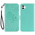 Miniatyrbillede 1 af 5: Til Samsung Galaxy A05 4G Etui Ugle Præget PU Læder Anti-drop Telefon Wallet Cover Multicolor Style C