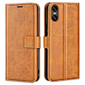 Pikkukuva 1 / 5: Sony Xperia 10 VI Kotelo Lompakko Vasikan Nahka текстуuri Nahkainen Puhelinkotelo Multicolor Style C