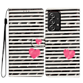 Miniatyrbild 1 av 5: För Samsung Galaxy A53 5G Fodral Ställfunktion PU Läder 3D Mönstertryck Telefonskal Multicolor Style E