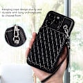 Miniatyrbillede 5 af 5: Style 008 RFID-blokerende telefoncover til iPhone 15 Pro Max Stødsikkert PU+TPU telefonskal med stropper Multicolor Style A