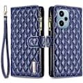 Miniatyrbillede 1 af 5: til Xiaomi Poco F5 5G/Redmi Note 12 Turbo Lynlåslomme Stativ Cover PU Læder Wallet Telefon Cover Multicolor Style A