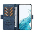Miniatyrbillede 2 af 5: YIKATU YK-005 Til Samsung Galaxy S21 FE 5G Stand Wallet Case Hud-berørings Læder Telefon Cover Multicolor Style A