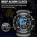 Miniatyrbillede 5 af 5: Smael 8082 Multifunktionelt Lysende Timing Ur Black