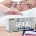 Miniatyrbild 5 av 5: Rektangel fyrkantig multifunktions LED-display väckarklocka för hemmet Red