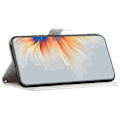 Pikkukuva 2 / 5: Motorola Moto E15 4G/G05 4G -kotelo, kuvioitu PU-nahkainen lompakkokotelo, ristikkäinen tekstuuri - Panda Multicolor Feather