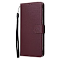 Pikkukuva 5 / 5: Samsung Galaxy A26 5G -kotelo, lompakkomallinen, jalustalla, PU-nahkainen puhelinkotelo - Musta Multicolor Wine Red