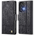Pikkukuva 1 / 5: Samsung Galaxy A33 5G -kotelo AUTSPACE A11 RFID-suojattu retro nahkainen matkapuhelinlompakkokotelo Multicolor Black