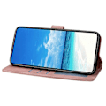 Miniatyrbillede 2 af 5: Til Samsung Galaxy S24 Ultra Case Sommerfugl Blomst Præget PU Læder Wallet Stand Telefon Cover Multicolor Rose Gold