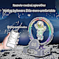 Miniatyrbild 1 av 5: Klocka Bluetooth Högtalare Klocka Bord Gio Bord Klocka Sovrum Dekoration Bord Klocka Sovrum Gio Glödande väckarklocka C Silver