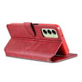 Miniatyrbillede 4 af 5: AZNS Telefoncover til Samsung Galaxy A14 5G/A14 4G Kalveskinds Tekstur Læder Telefon Wallet Cover Stativ Multicolor Style C