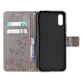 Miniatyrbillede 5 af 5: Præget Sommerfugl Blomst Læder Wallet Stand Telefon Cover til Samsung Galaxy Xcover 5 Multicolor Style B