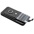 Miniatyrbillede 4 af 5: Kortlommer Læder Bagcover med Ringstøtteben til iPhone 15 Plus/14 Plus Multicolor Style B