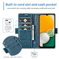 Miniatyrbild 3 av 5: LC.IMEEKE Stöttåligt Telefonfodral för Samsung Galaxy A54 5G, PU Läder Flip Plånboksfodral med Ställ Multicolor Style C