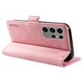 Miniatyrbillede 4 af 5: YIKATU YK-005 Telefonpung Etui til Samsung Galaxy S23 Ultra med Hudvenligt Læder og Støttefunktion Multicolor Style G