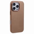 X-LEVEL Skal för iPhone 16 Pro PU Läder Hårt PC Baksida Telefonskal - Titanium Guld