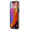 Miniatyrbild 3 av 5: Skal för iPhone 15 Pro Max med logovy, PU-läderbelagd PC+TPU-skydd Multicolor Style D