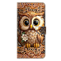Miniatyrbild 5 av 5: TPU+PU Läder Flip Fodral För Xiaomi Redmi 14C 4G/14R 5G/Poco C75 4G Mönstertryckt Multicolor Style I