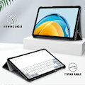 Miniatyrbild 3 av 5: För Huawei MatePad SE 10.4-tums PU Läder Tablet Fodral Tri-fold Ställ Tablet Skydd