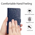 Miniatyrbillede 5 af 5: Til Samsung Galaxy A05 4G Etui Y-formet Linje Præget Læder Wallet Telefon Cover Multicolor Style B