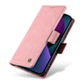 Miniatyrbillede 5 af 5: YIKATU YK-005 Pung Etui til iPhone 14 Stativ PU Læder Hud-berørings Magnetisk Beskyttende Telefon Cover Multicolor Style G