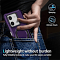 Pikkukuva 5 / 5: Xiaomi Redmi Note 13 5G -puhelimen kotelo, jossa sormuspidike ja jalusta, TPU+PC-puhelinkuori Multicolor Style A