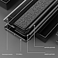 Miniatyrbillede 3 af 5: Smart View Window PU Læder Stand Mirror Flip Folio Beskyttelsesetui til Huawei Mate 30 Pro
