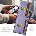 Miniatyrbillede 4 af 5: SUTENI H02 Etui med Støttefod og Kortpladser i Læder til Samsung Galaxy S23 Ultra Multicolor Style C