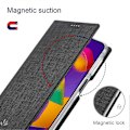 Pikkukuva 2 / 5: VILI DMX -sarjan korttipidike, nahkainen suojakotelo jalustalla Xiaomi Redmi Note 10 5G/Poco -puhelimelle